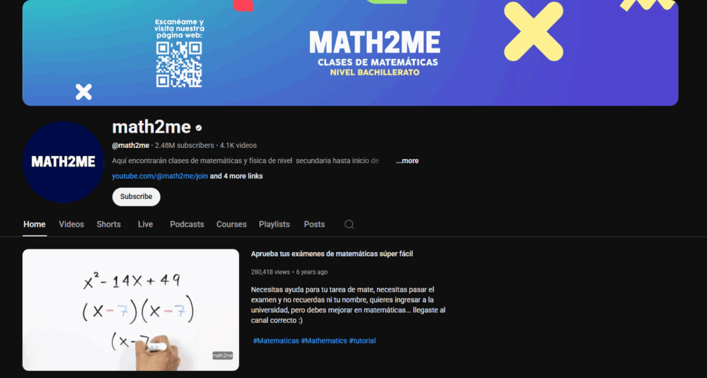 Yo amo las matemáticas y math2me